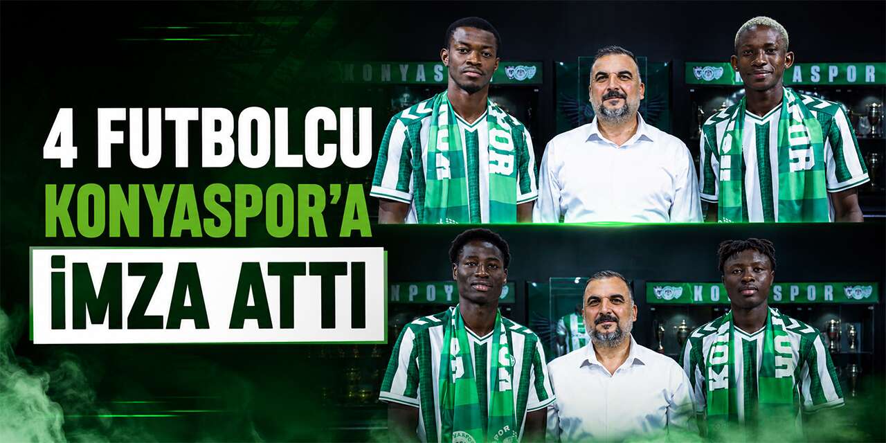 Konyaspor’dan gençlere yatırım! 4 oyuncu ile uzun vadeli sözleşme imzalandı