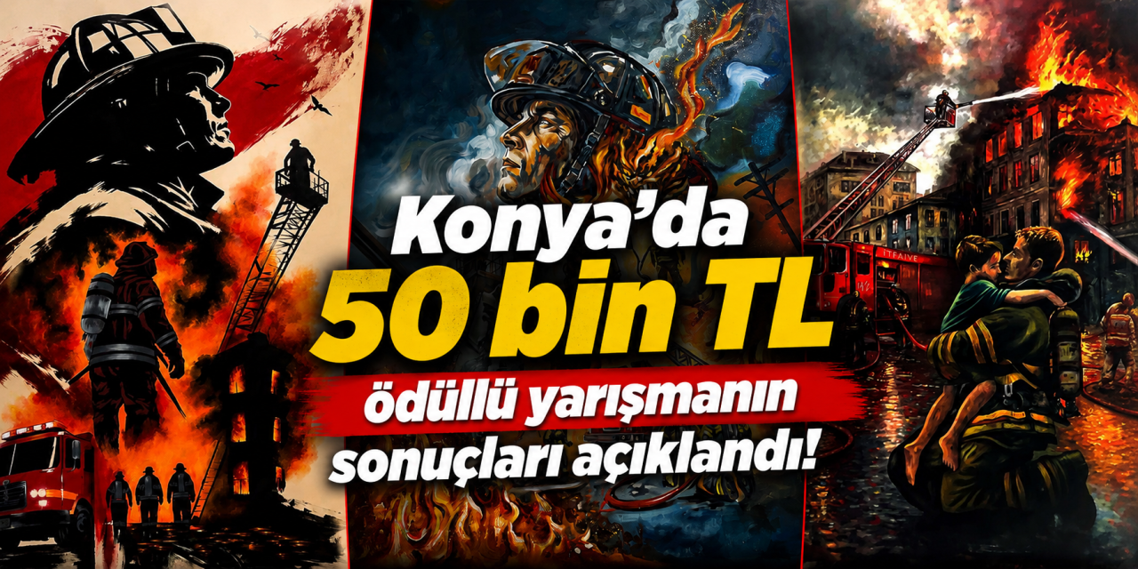 Konya’da ödüllü resim yarışmasının kazananları belli oldu