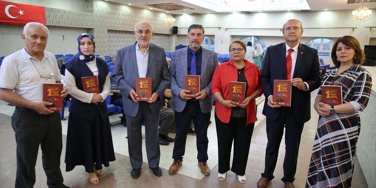 Konya’da şehitlere vefa! “1 Şehit, 1 Öykü, 1 Şiir” kitabının 5. cildi tanıtıldı