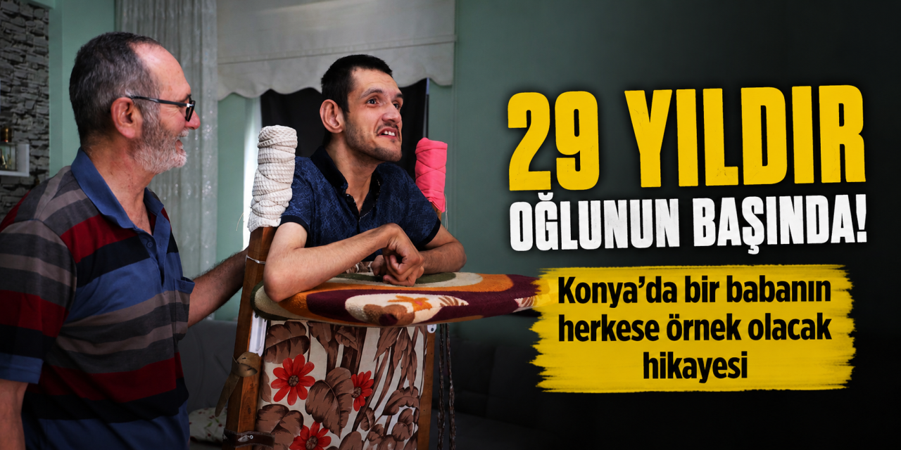 Konya’da bir babanın yıllardır süren mücadelesi! Oğlu büyüdü, düzeneği de onunla büyüdü