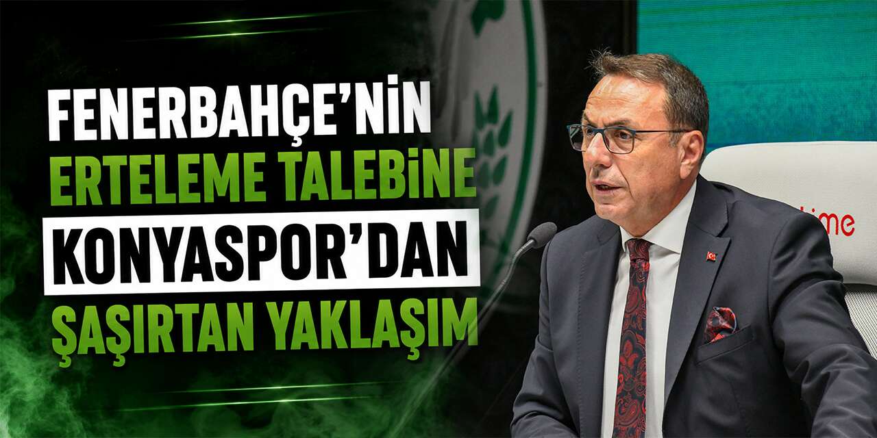 Konyaspor’dan Fenerbahçe’ye dikkat çeken destek: “Aleyhimize bile olsa...”