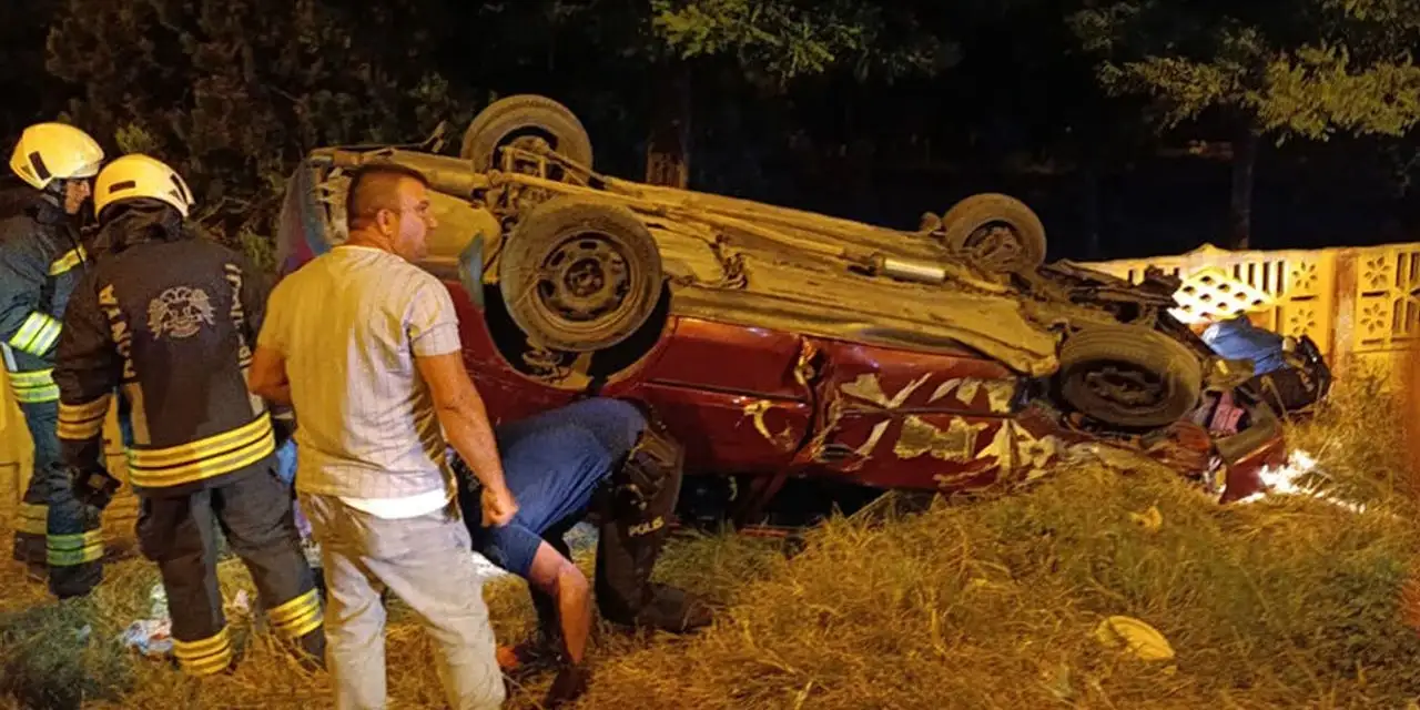 Konya’da otomobil TIR ile çarpıştı! 1 yaralı var