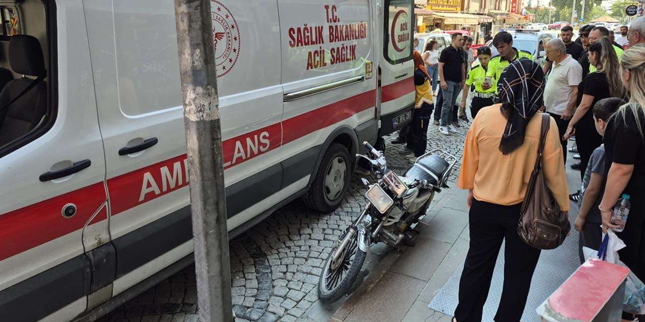 Yer Konya! Çalınan motosikletini kurtarmak istedi, canından oluyordu