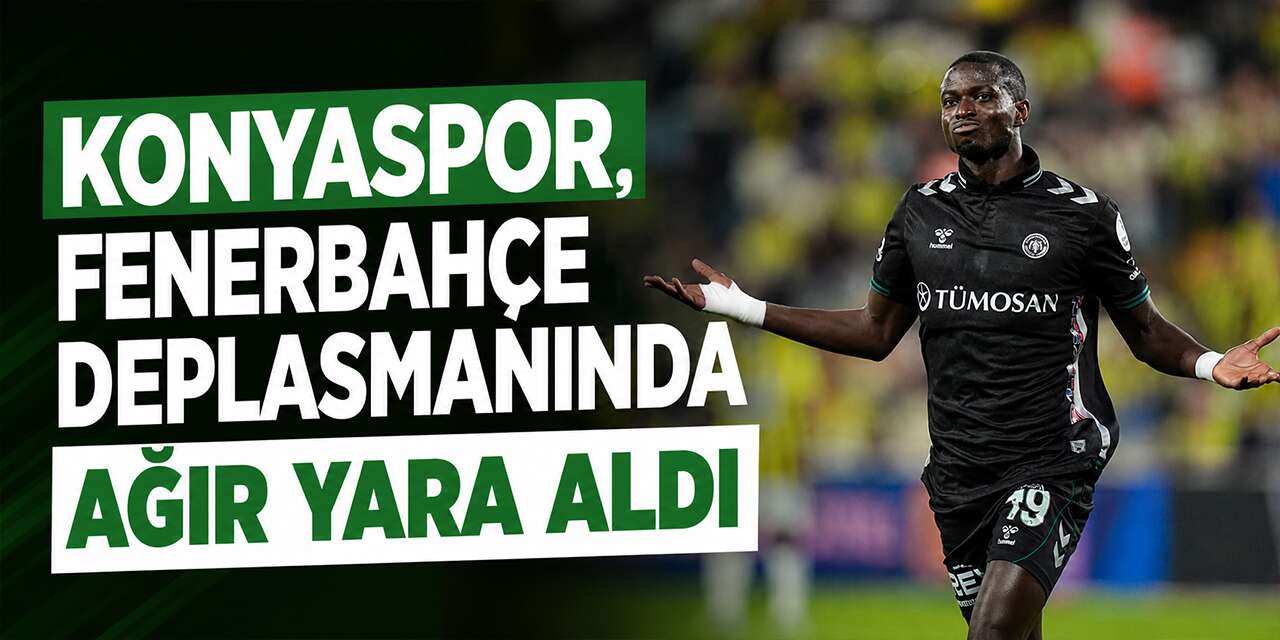 Konyaspor, Fenerbahçe deplasmanından hayal kırıklığıyla ayrıldı