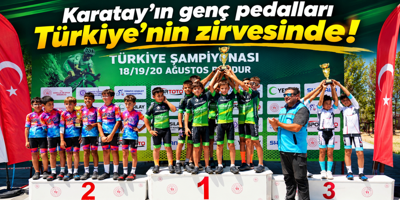 431 sporcu şampiyonluk için pedal çevirdi! Zirve Konya’nın oldu