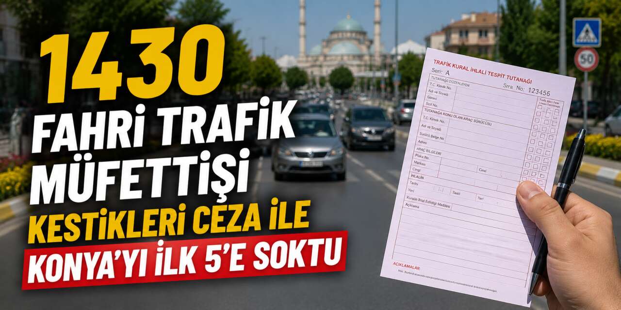 Fahri müfettişlerin Konya’da 7 ayda yazdığı ceza belli oldu