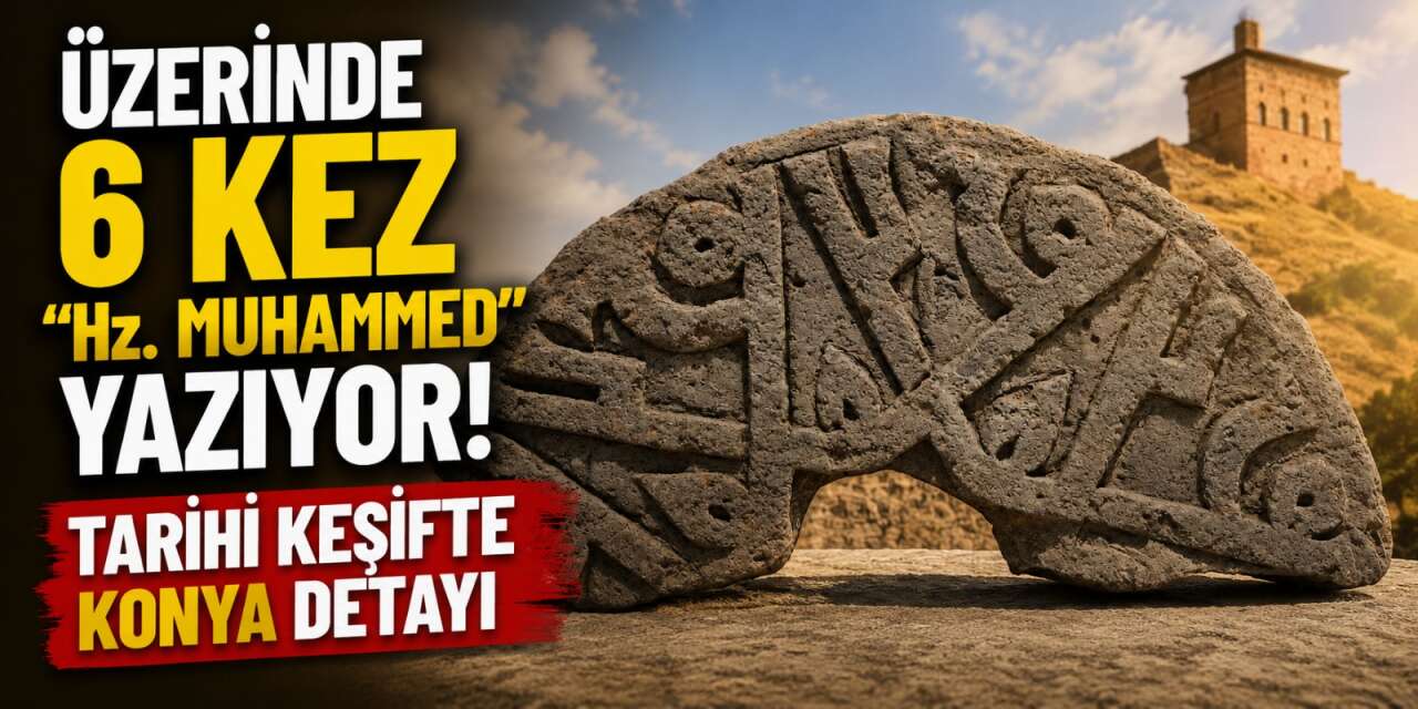 Tarihin taşlara işlediği sevda! “Hz. Muhammed” izleri Konya’yı işaret etti