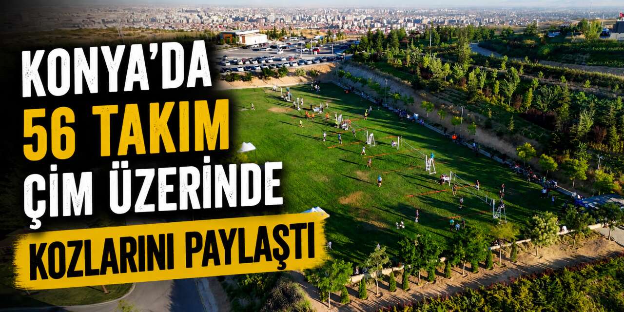 Selçuklu Seyir Tepesi’nde çimlerin şampiyonları belli oldu