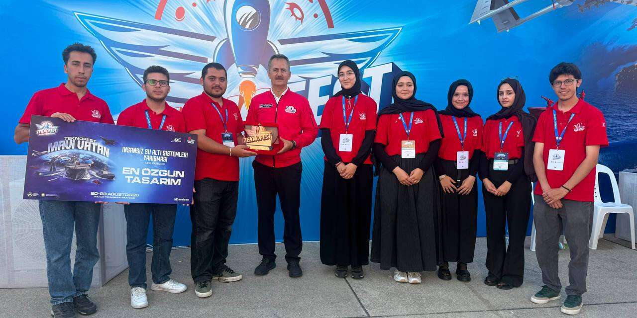 Konya’dan TEKNOFEST’e damga vuran tasarım! Ödülün sahibi oldular