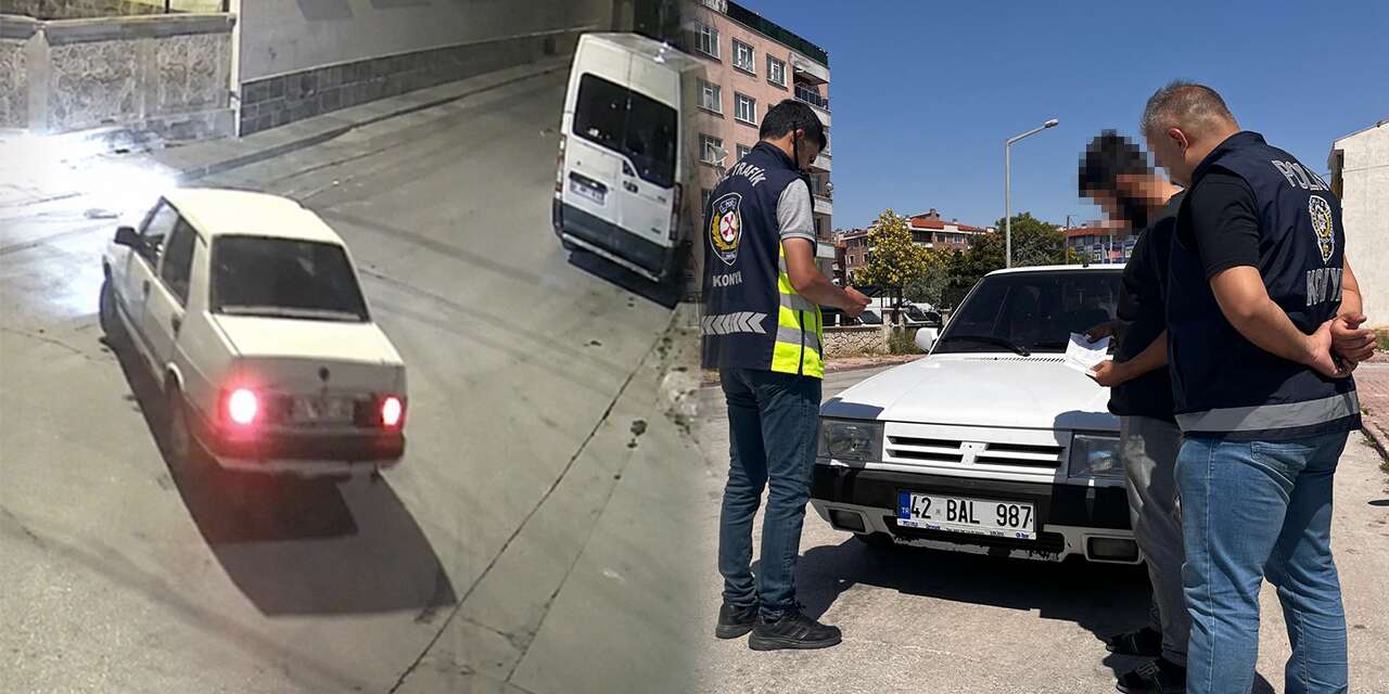 Konya’da mahalleyi ayağa kaldıran sürücü yakalandı! 140 bin TL ceza yedi