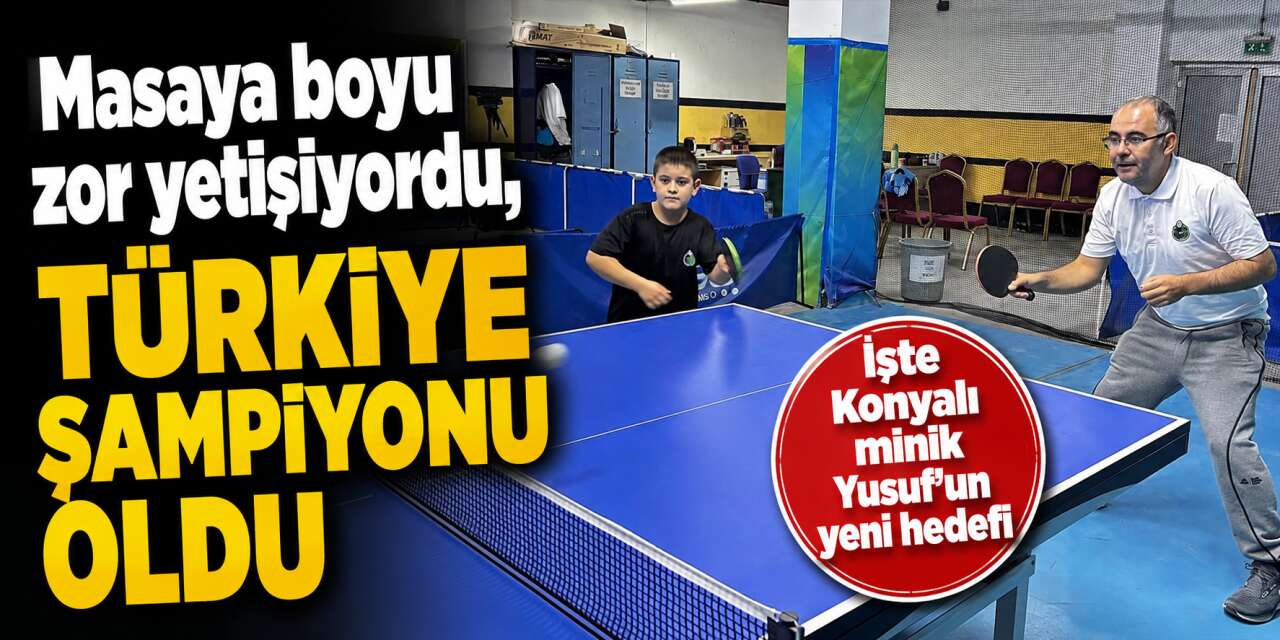 Konya’da balkonda başlayan hikaye Türkiye şampiyonluğuna uzandı