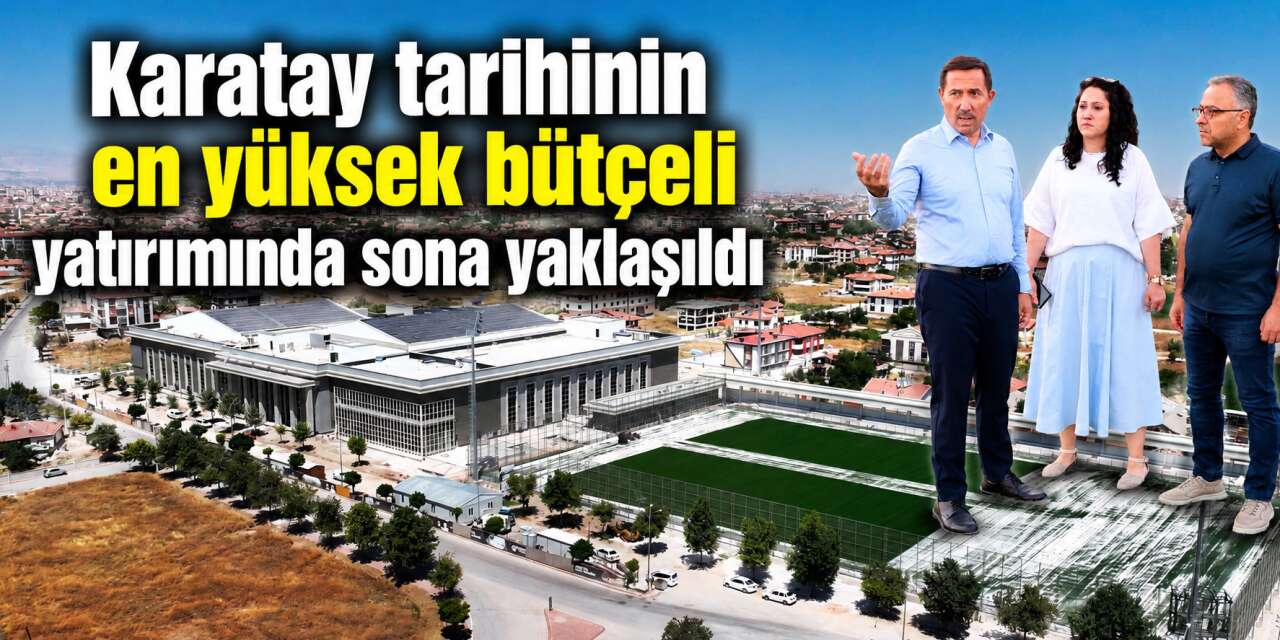 Konya’nın yeni spor üssü geliyor! FIFA standartlarında saha da olacak