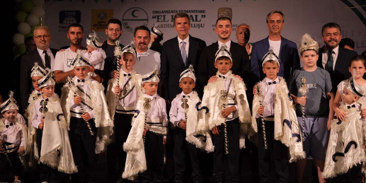 Konya Büyükşehir Üsküp’te 300 çocuğun mutluluğuna ortak oldu