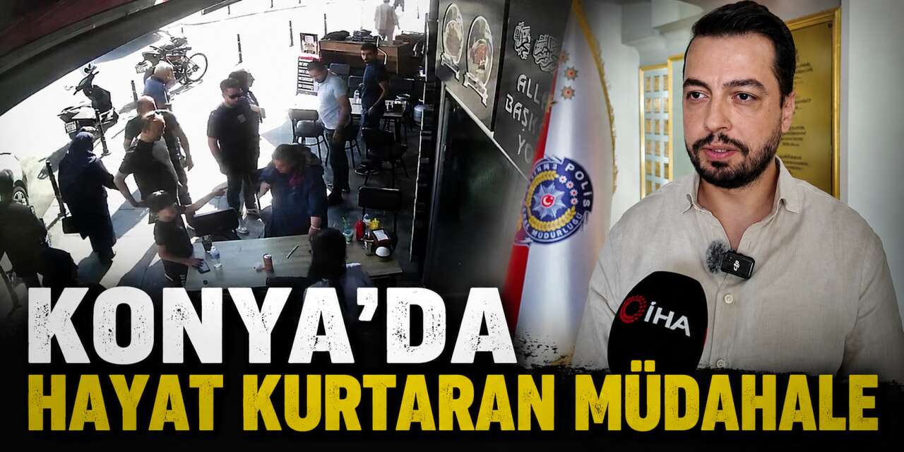 Konya’da kadının hayatını kurtaran polis memuru Musa Akay konuştu
