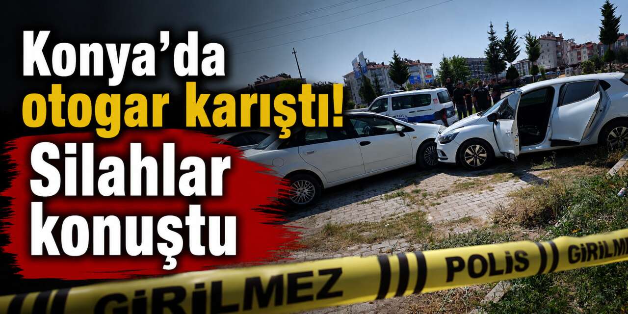 Konya’da husumetliler otogarda karşılaştı, silah ateşlendi