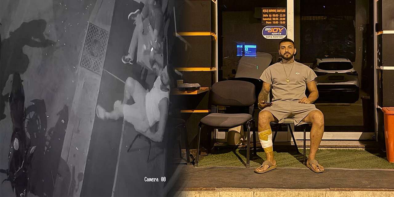 “Doğan” diye geldiler, Hasan’ı vurup kaçtılar! MMA şampiyonuna saldırı kamerada