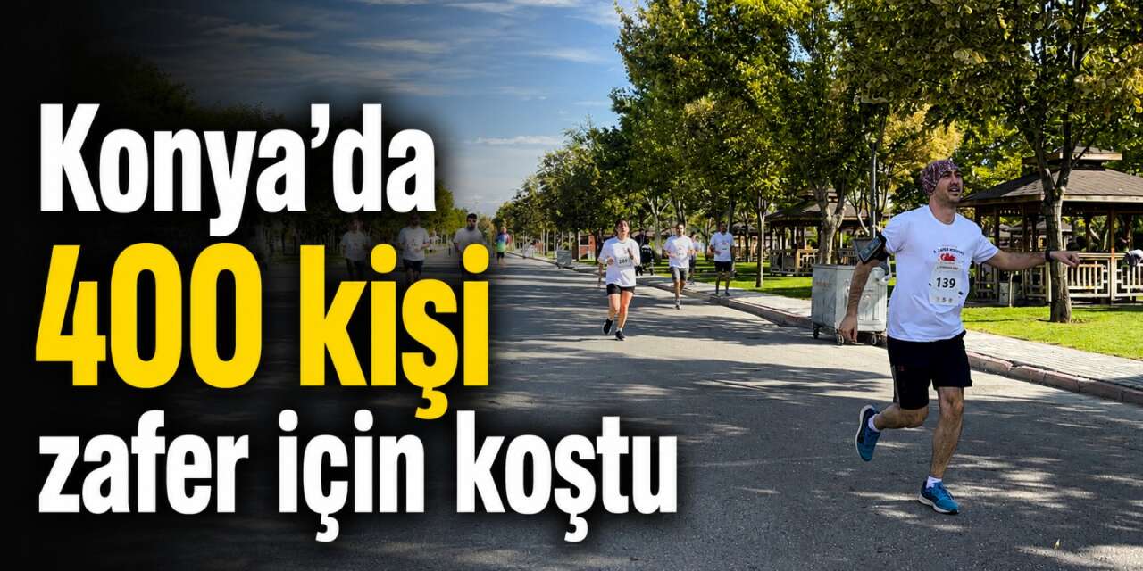 Konya’da 30 Ağustos coşkusu parkura taşındı! 400 sporcu kıyasıya yarıştı