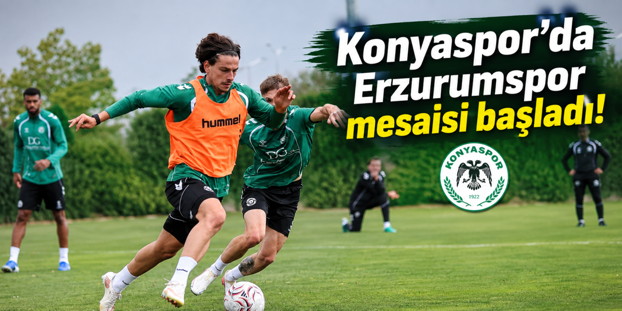 Konyaspor, Erzurumspor deplasmanı için düğmeye bastı! Hedef 3 puan