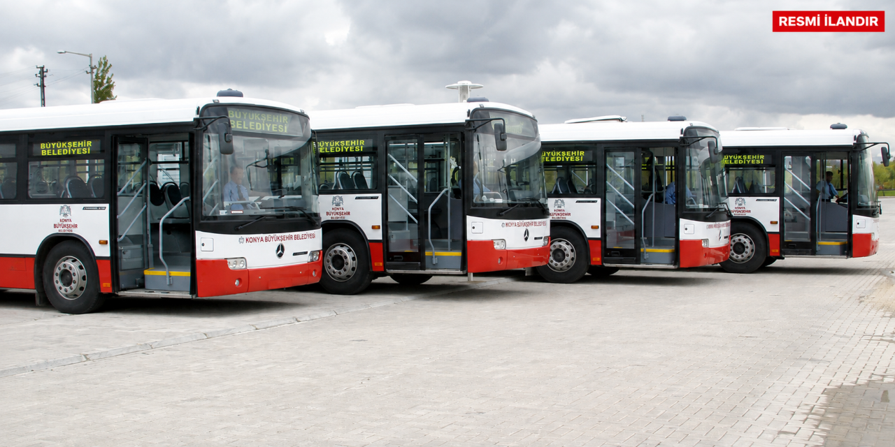 Konya Büyükşehir Belediyesi otobüsler için yedek parça alacak