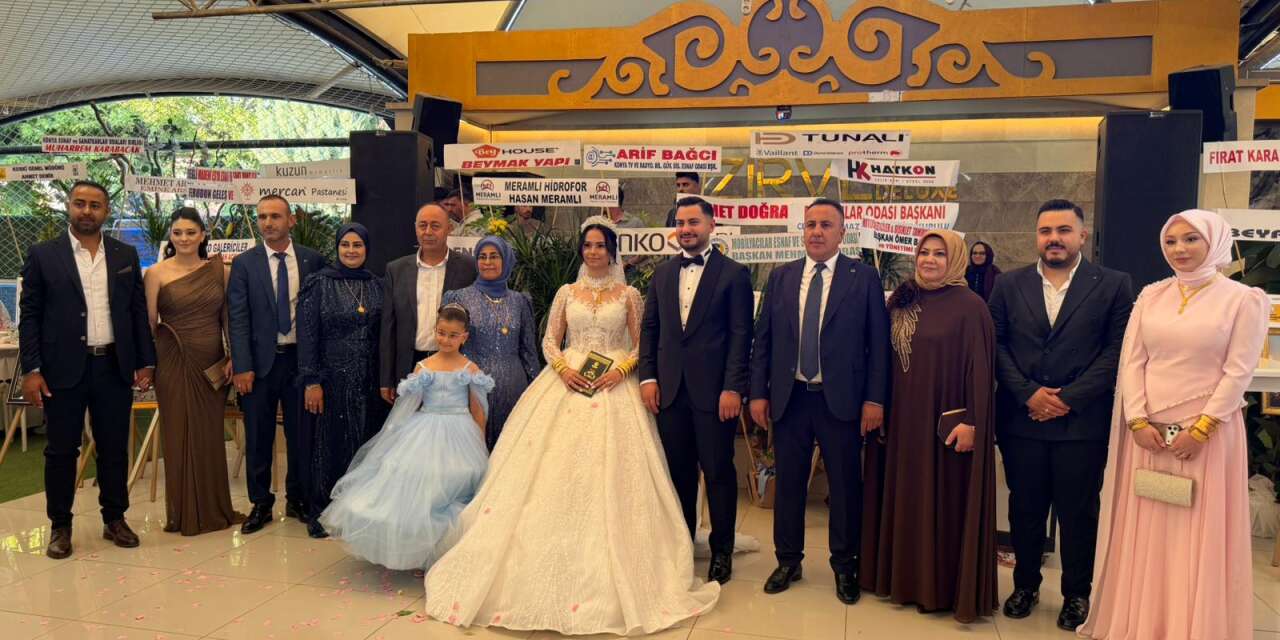 Konya esnafı bu düğünde buluştu