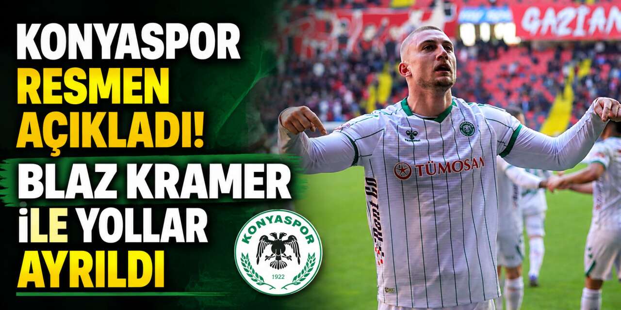 Konyaspor’da ayrılık resmileşti! Blaz Kramer’in yeni takımı belli oldu