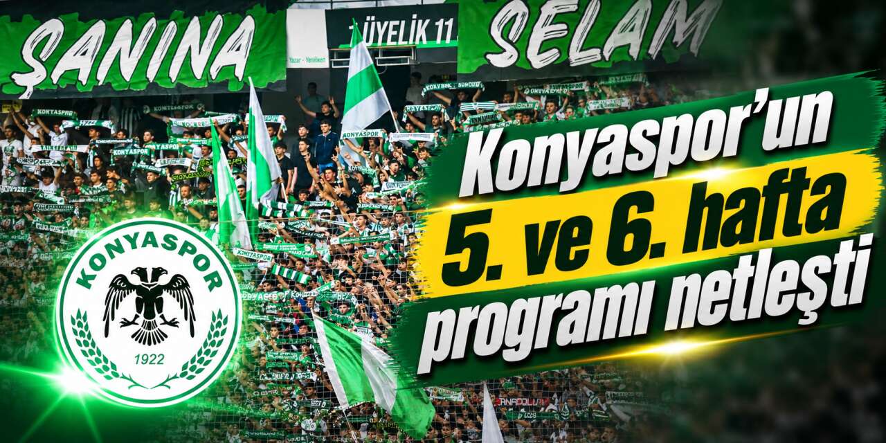 Konyaspor’un Trabzonspor ve Kasımpaşa maçlarının tarihleri belli oldu