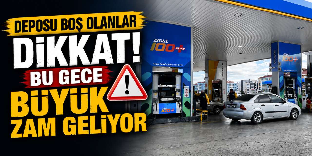 Akaryakıta çifte zam! Konya’da motorin 8,24 TL, benzin 2,50 TL artacak
