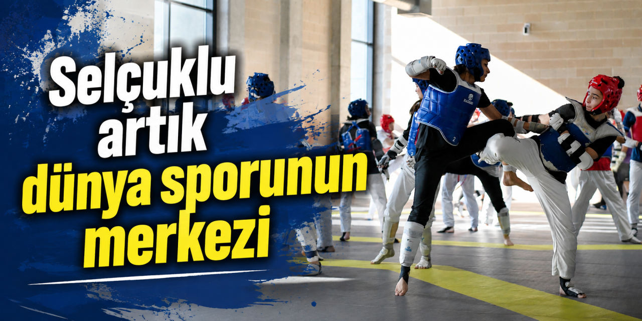 Taekwondo şöleni bitti! 3 ülkeden 70 sporcu Konya’daydı