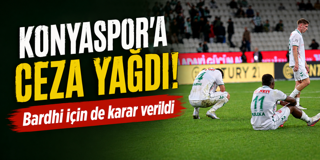 Konyaspor’a PFDK’dan ceza yağdı