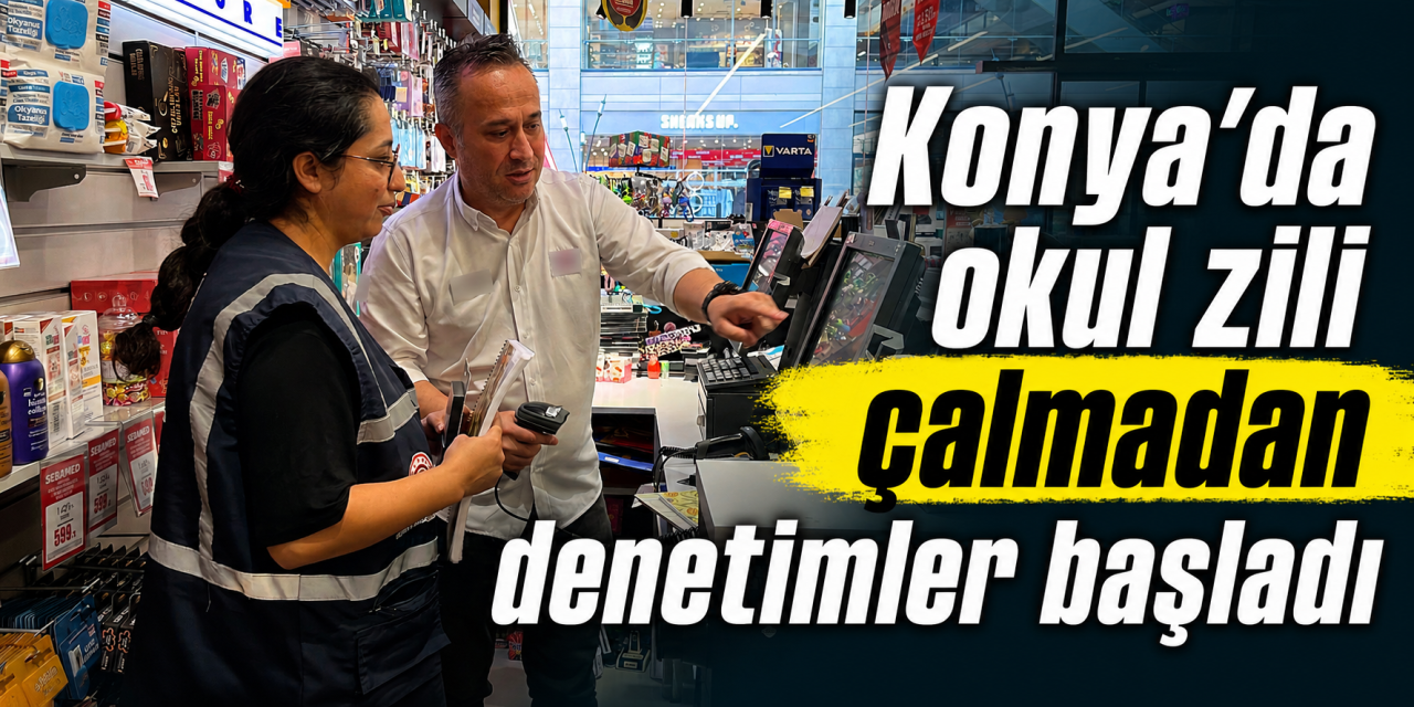Konya’da kırtasiye denetimleri sıkılaştırıldı! Fiyatlar mercek altına alındı