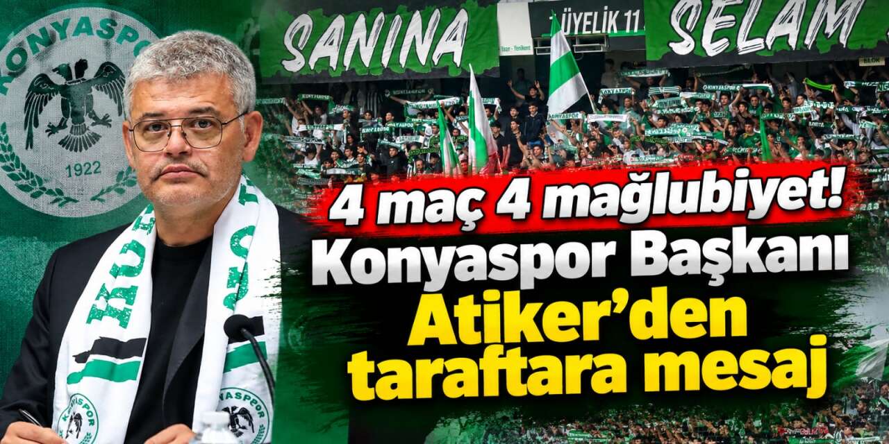Konyaspor’da Başkan Ömer Atiker sessizliğini bozdu