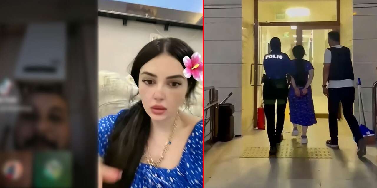 Canlı yayında evini polisler bastı, tutuklandı