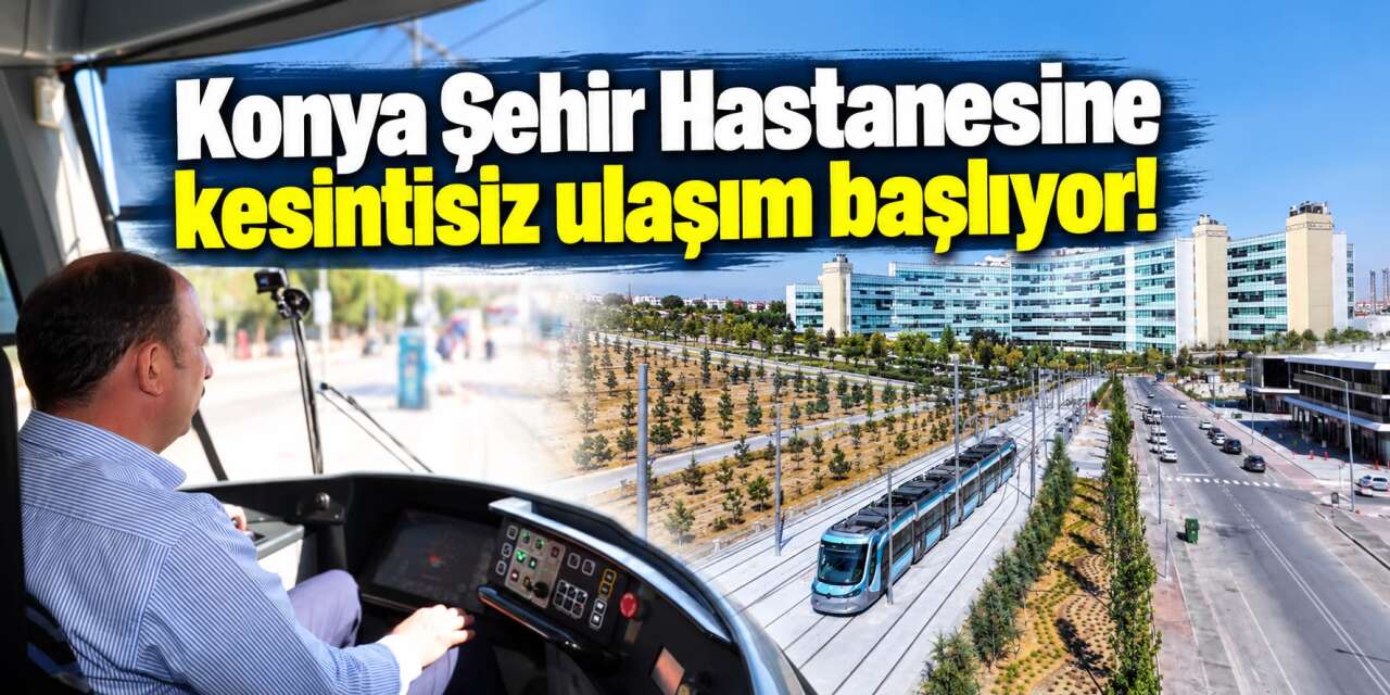 Konya’da beklenen hat tamamlandı! İlk sürüşü Başkan Altay yaptı