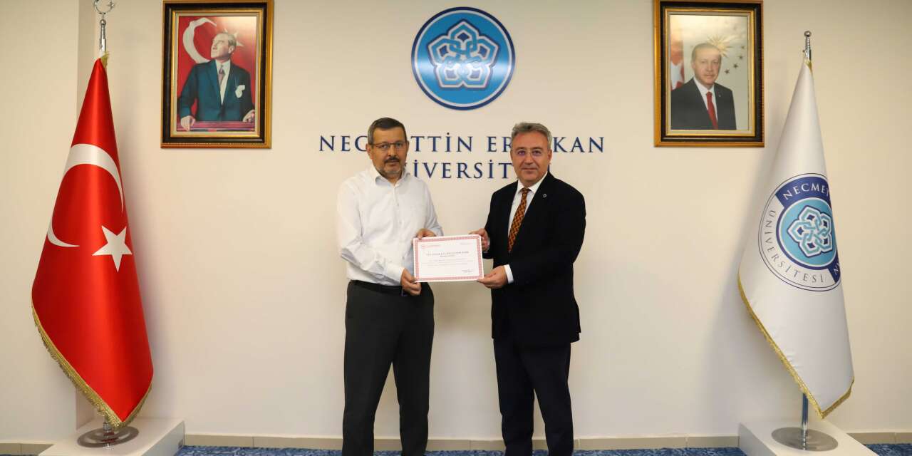 Konya’da ilk kez NEÜ aldı! Sağlıklı yaşam çalışmaları tescillendi