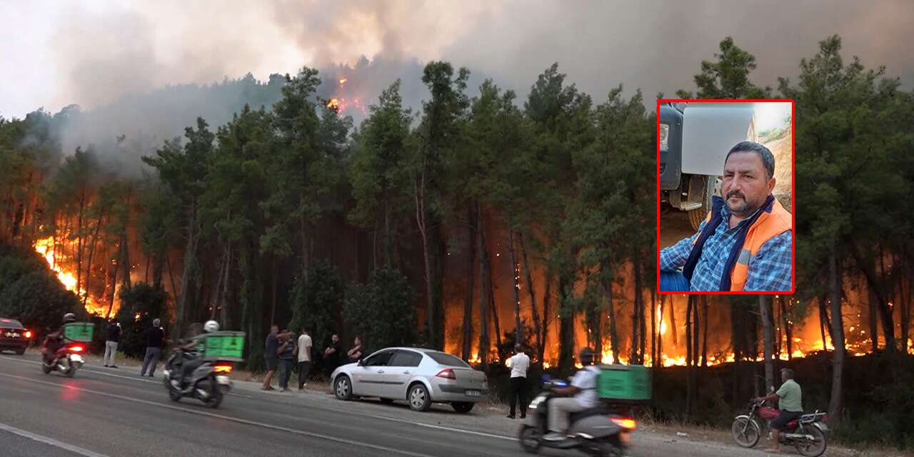 Antalya’daki yangından acı haber! Hasan Kahya hayatını kaybetti