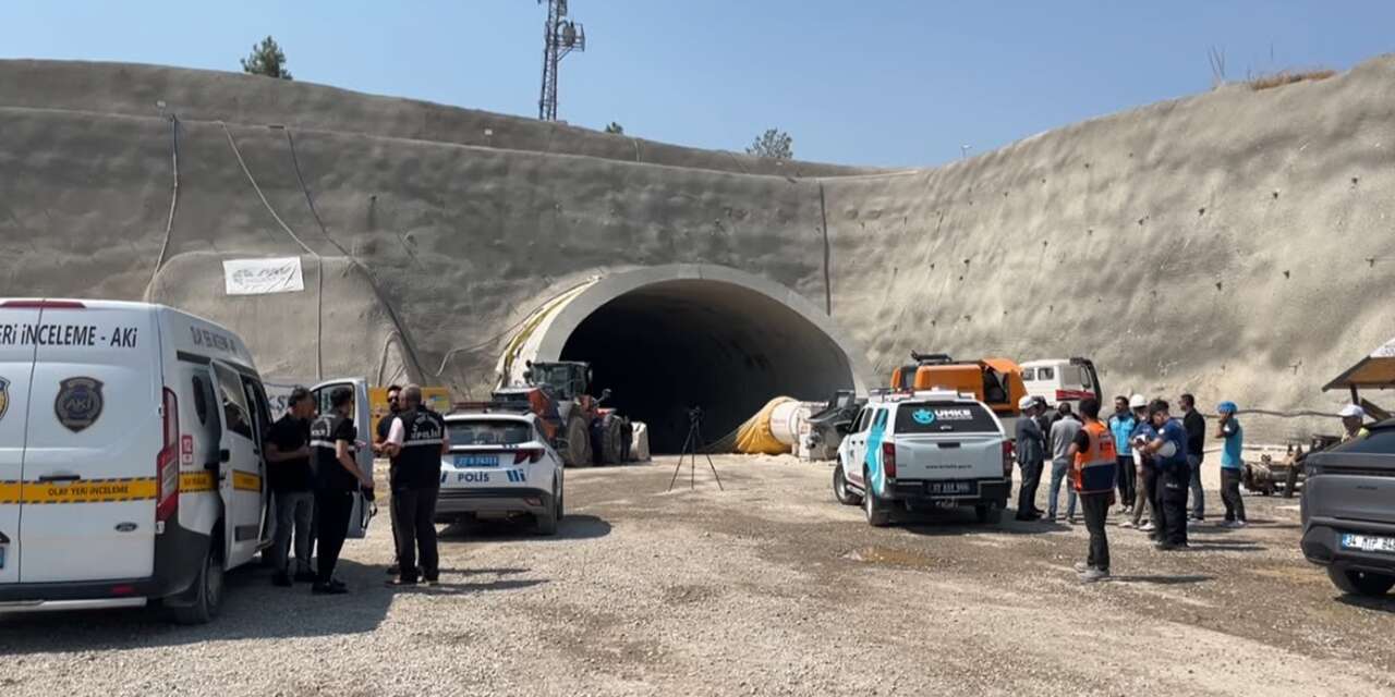 Tünel inşaatında kaza! 1 işçi öldü, 5 de yaralı var