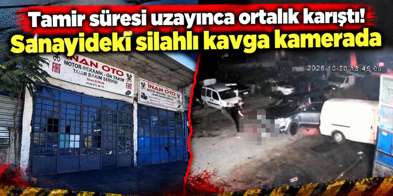 Sanayide araba tamiri kavgası dehşete dönüştü! Ateş açanı araçla ezdiler