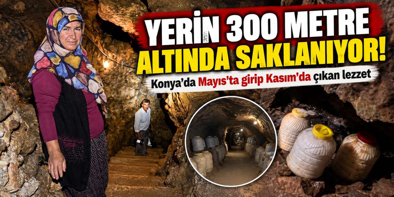 Elektrik yok, fatura yok! Konya’daki bu mağaradan çıkan lezzet kapışılıyor