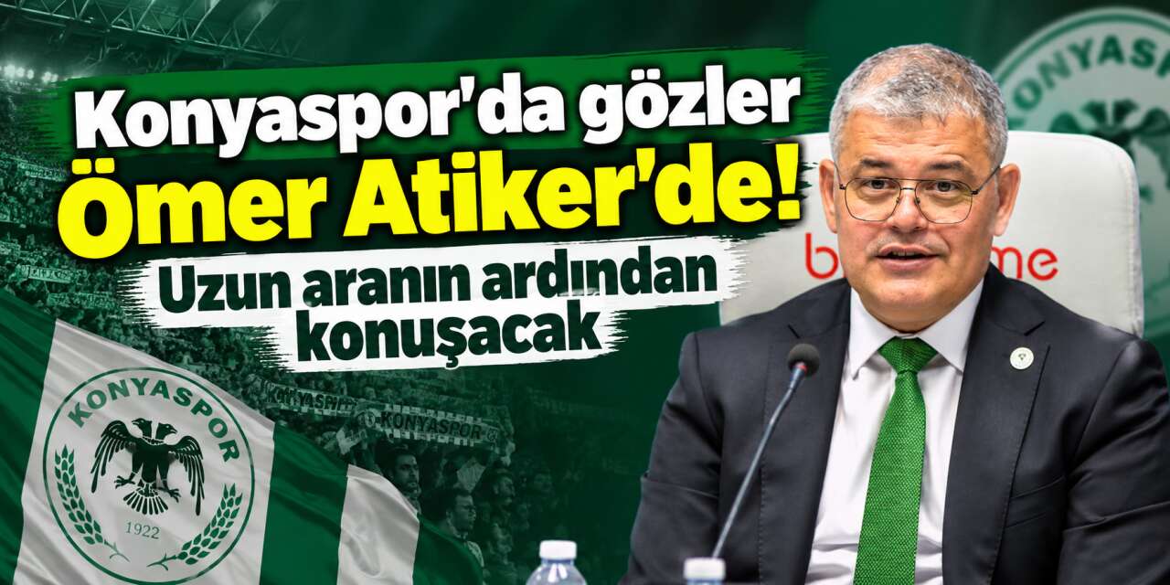 Konyaspor Başkanı Ömer Atiker basının karşısına çıkıyor
