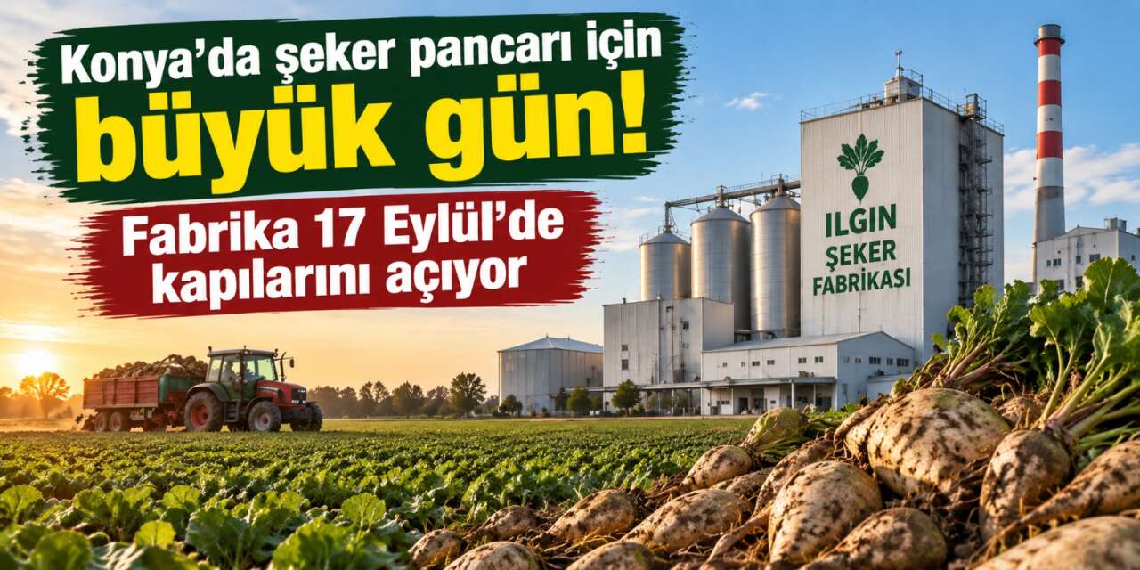 Konya’da pancar çiftçisinin beklediği gün geldi