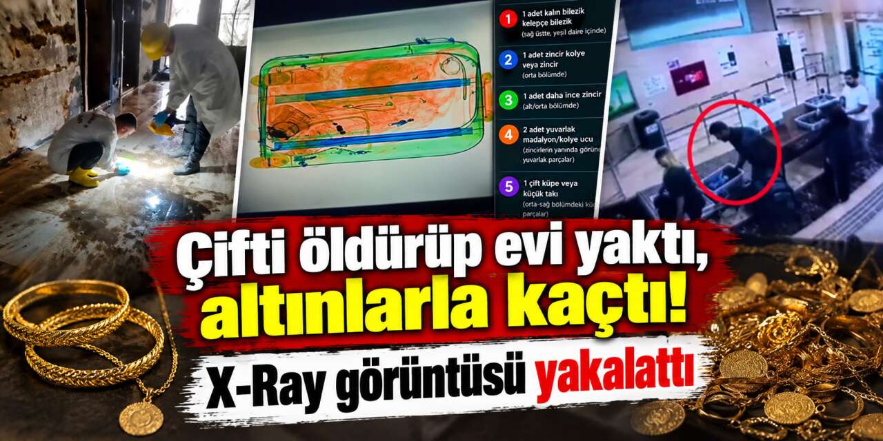 Yangında öldükleri sanılıyordu! X-Ray cihazındaki ayrıntı çifte cinayeti çözdü