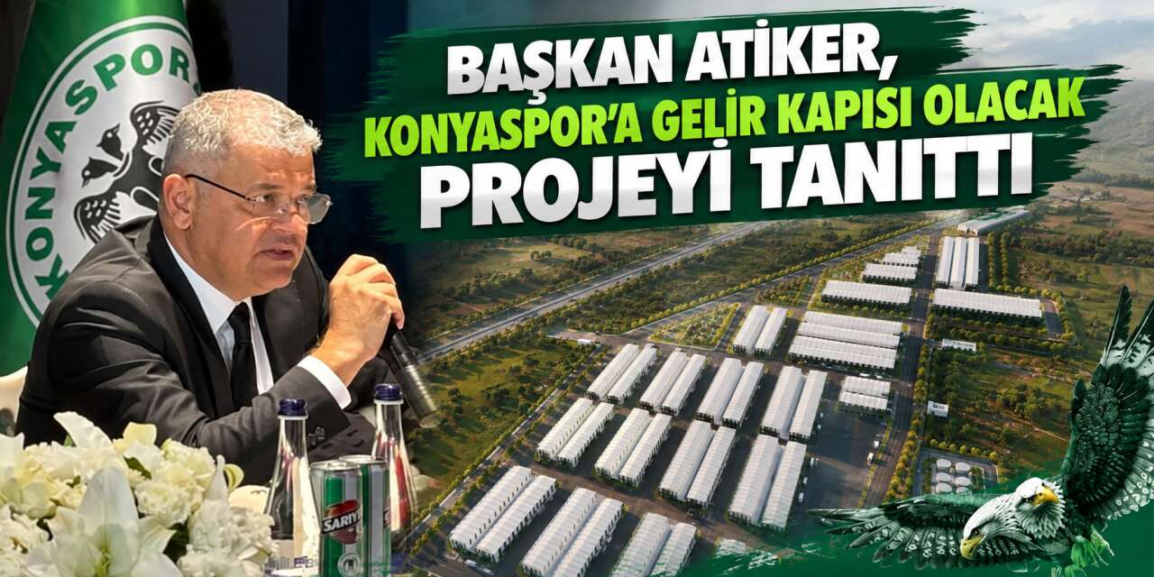Konyaspor’dan geleceğe dev yatırım! Yeşil Beyaz Sanayi Sitesi tanıtıldı