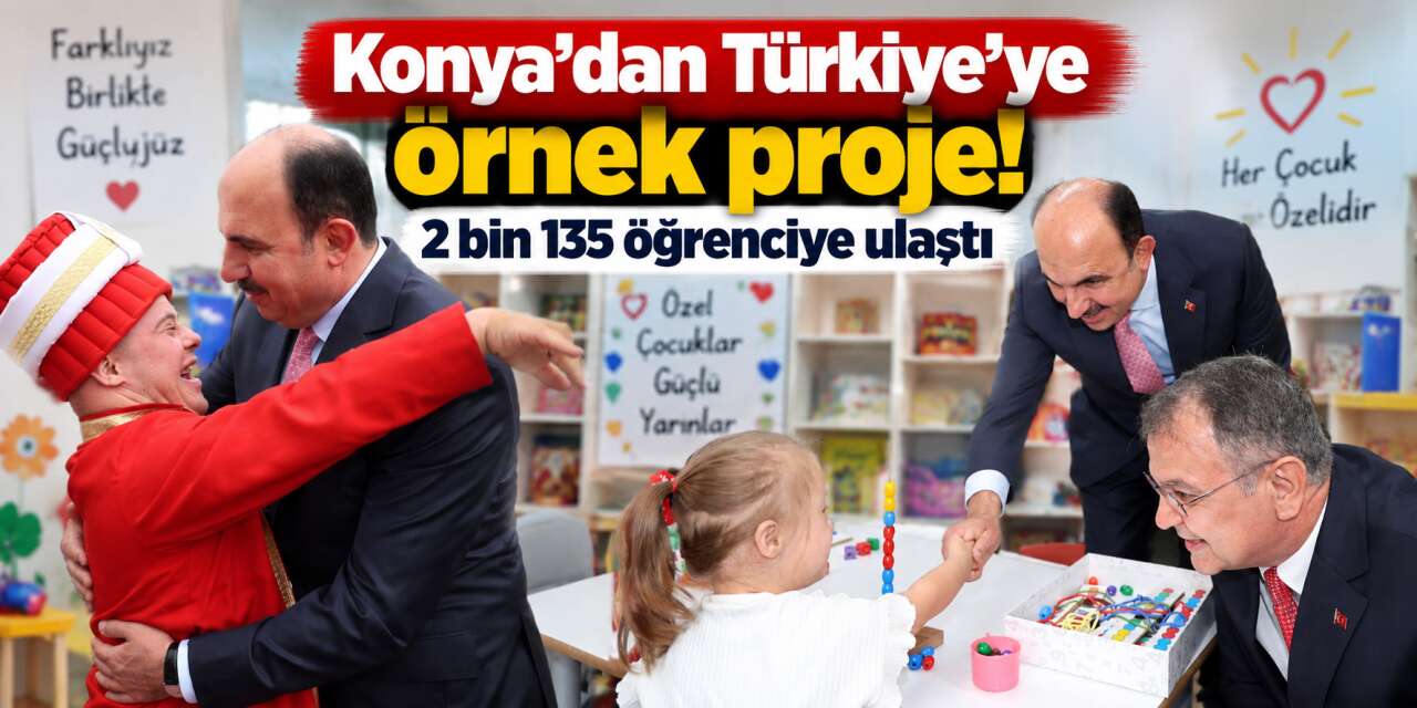 Konya’da 2 bin 135 özel öğrenciye eğitim desteği verildi