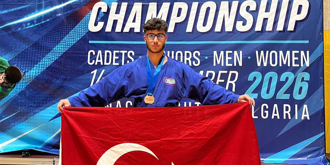 Konya’nın milli sporcusu Avrupa’dan boş dönmedi