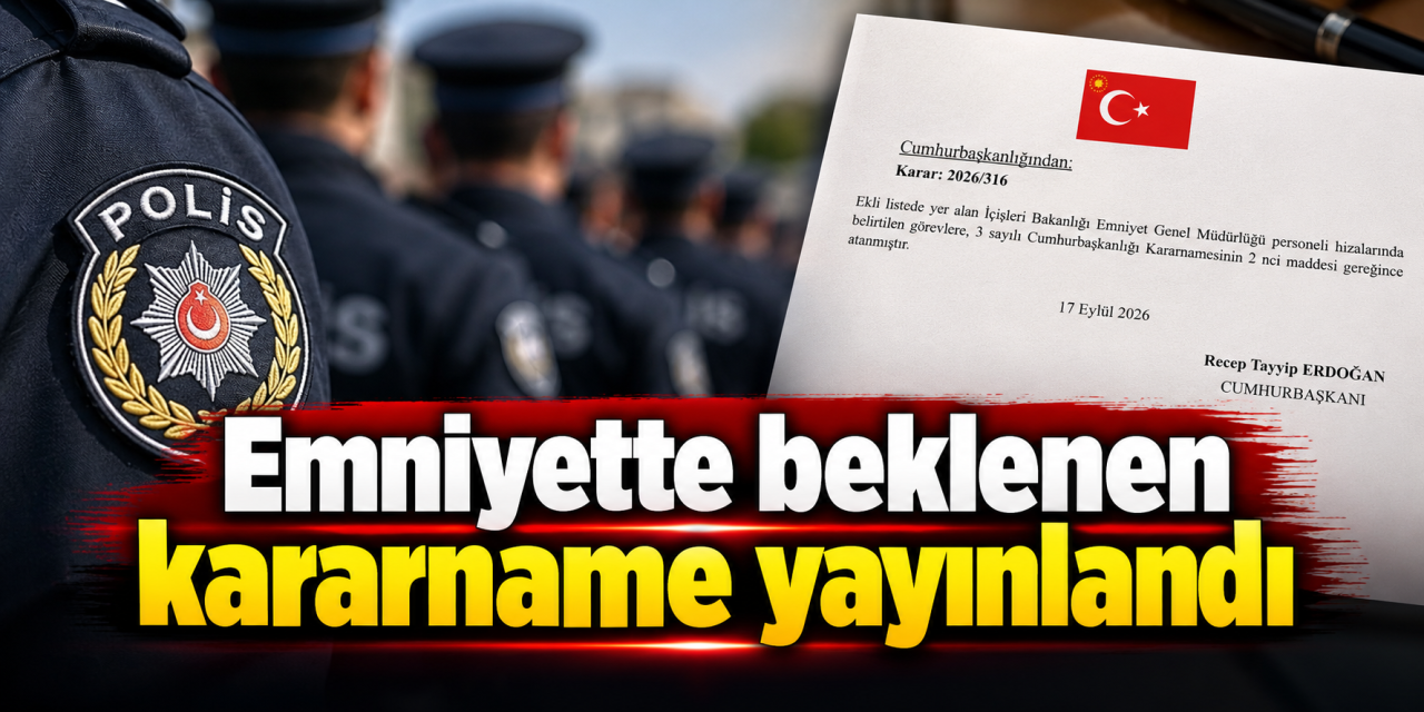 Emniyet’te büyük atama dalgası! 40 ilin emniyet müdürü değişti