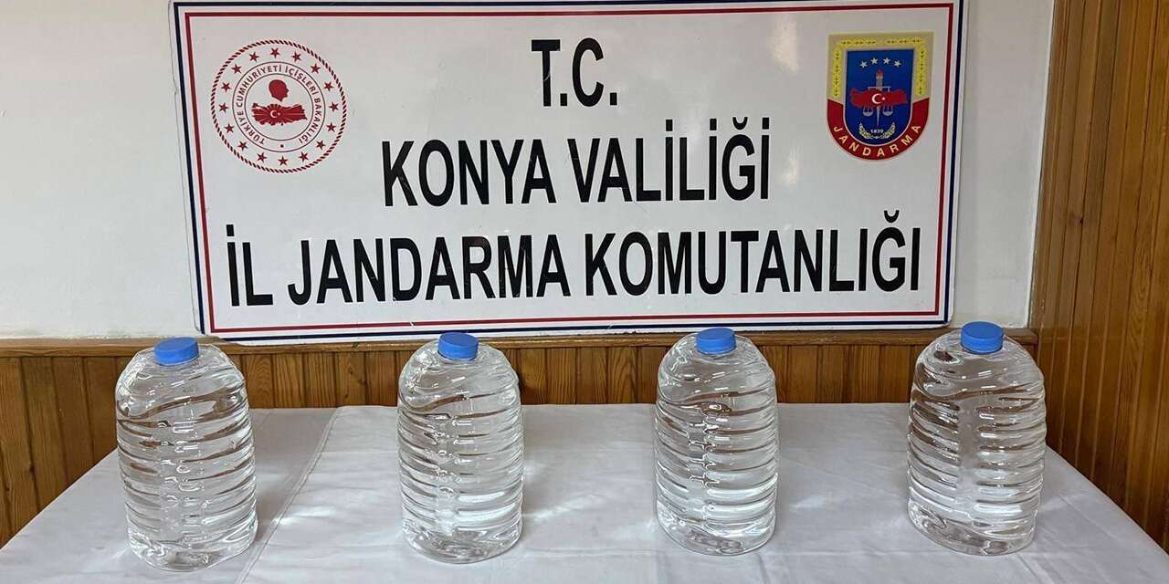 Konya’da ekipler harekete geçti! Kaçak alkollere el konuldu