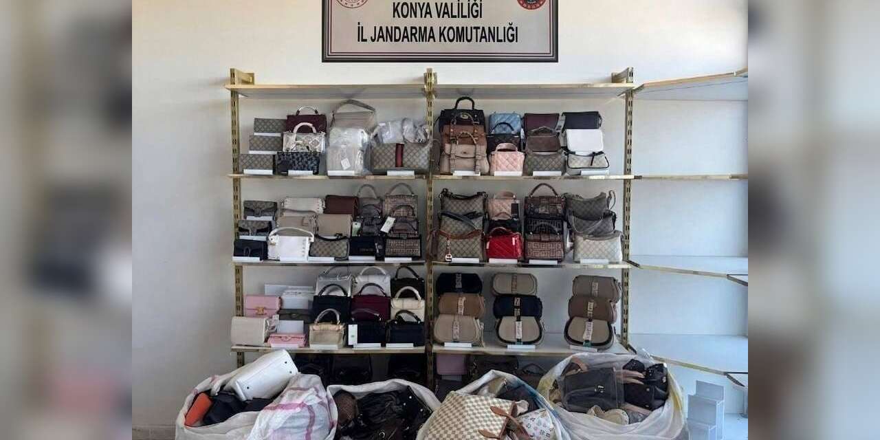Konya’da 530 kaçak çanta ele geçirildi! Değeri 750 bin TL