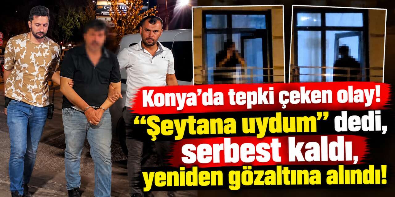 Konya’da Kur'an kursu önünde çirkin olay! Kız çocukları videoya çekip ihbar etti