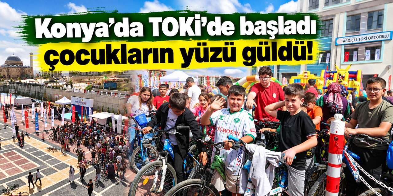 Konya’da çocukları sevindiren uygulama! Bisikletler ücretsiz bakımdan geçti