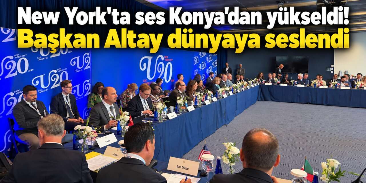 Konya Büyükşehir Başkanı Altay dünyaya seslendi! Gözler şimdi Antalya’da